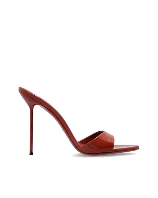 Paris Texas Brown “Heeled Mules 'Lidia'