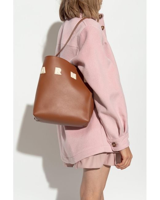 Marni Brown Bag Type Shopper