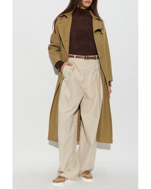 Max Mara Natural 'Giusto' Trench Coat