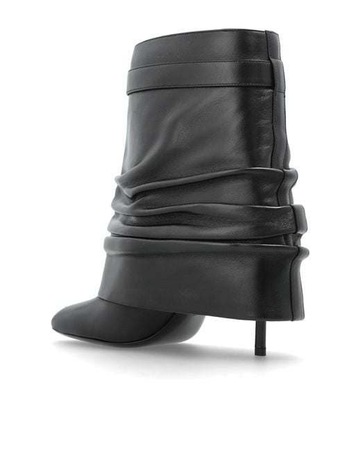 Givenchy Black Heeled Ankle Boots 'Shark'