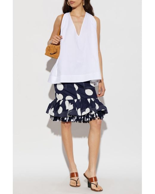 Jacquemus White Top 'Norma'