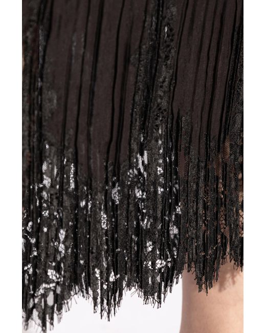 Zimmermann Black Pleated Skirt,