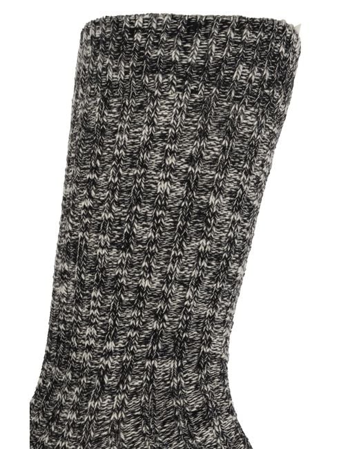 Birkenstock Gray Cotton Socks for men