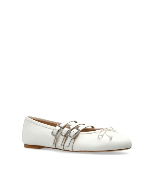 Stuart Weitzman Natural Celeste Ballet Flats