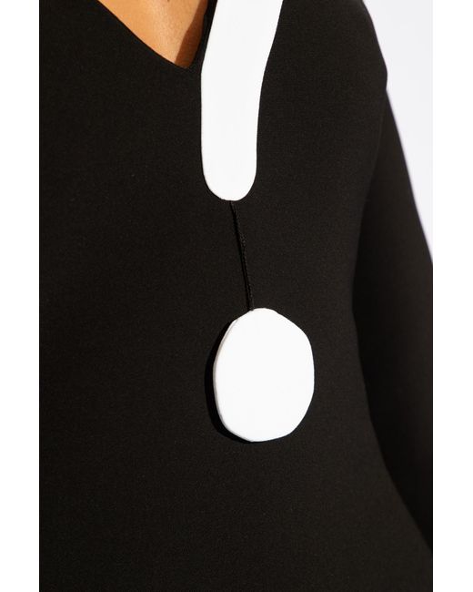 Moschino Black '40th Anniversary' Dress,