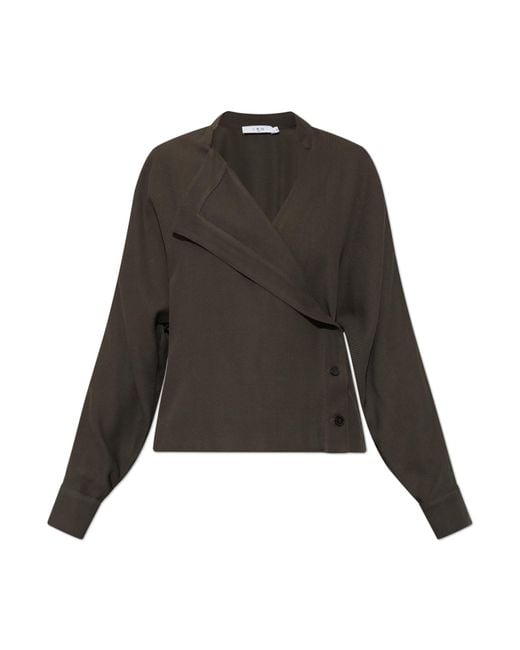 IRO Black Paquita Top