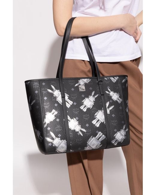 MCM Black Shopper-Type Bag