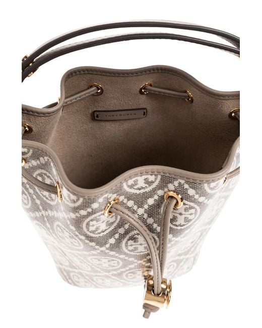 Tory Burch White 'Mini' Monogram Bag
