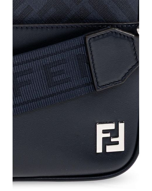 Fendi Blue Shoulder Bag 'Medium' for men