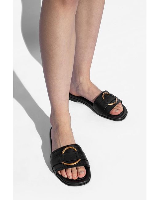 Moncler White 'Bell' Slippers