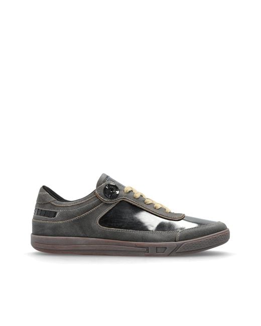 DIESEL Black 'S-D-Coffee' Sports Shoes for men