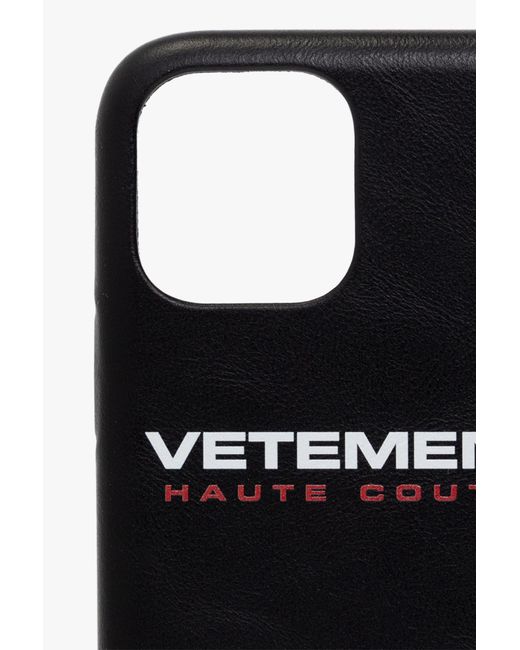 Vetements Black Branded Iphone 11 Pro Case