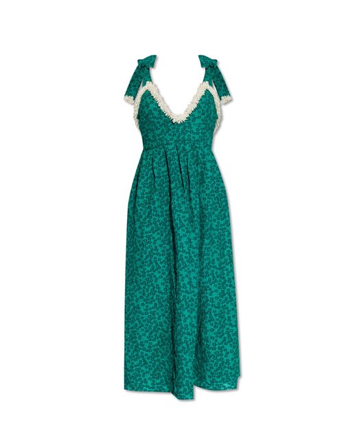 Custommade• Green 'by Numbers' Collection Dress,