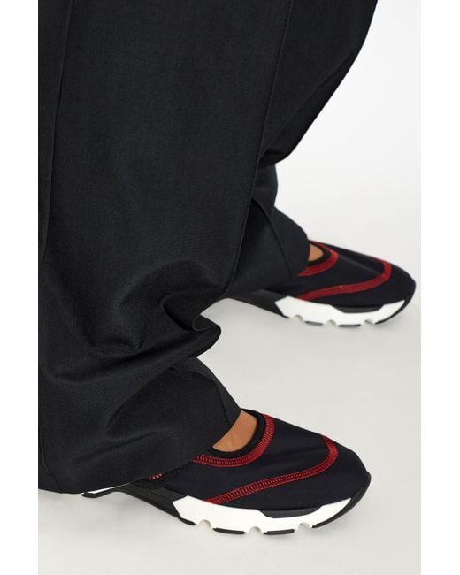 Marni White Sports Shoes With Logo