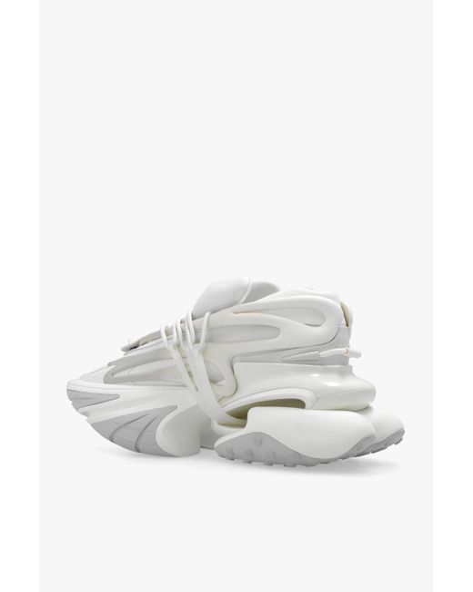 Balmain White 'unicorn' Sneakers, for men