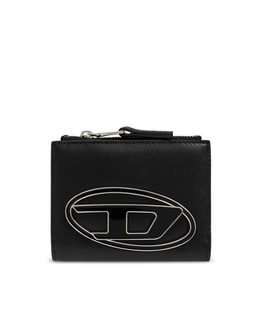 DIESEL Black Wallet 1Dr Bi-Fold Zip Ii