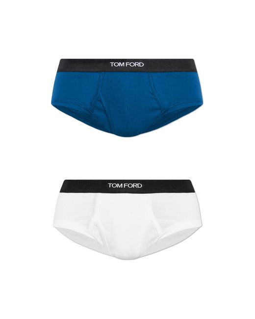 Tom Ford Blue 2-Pack Briefs for men