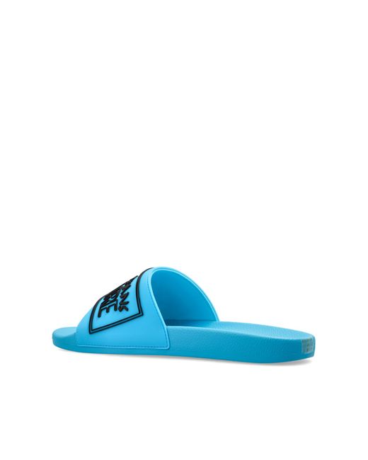 Versace Jeans Couture Blue Logo Slides for men