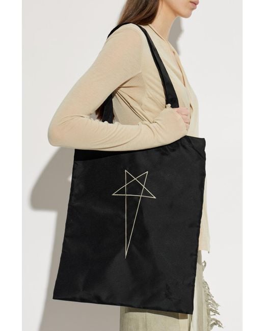 Rick Owens Black Shopper-Type Bag