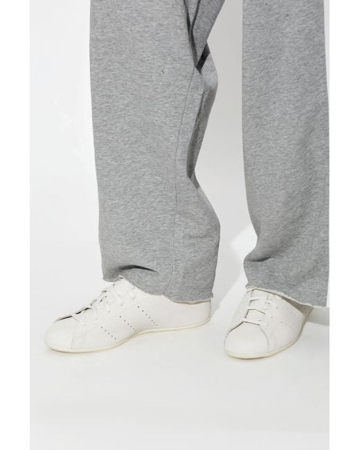 Adidas Originals White 'Stan Smith Lo Pro' Sports Shoes