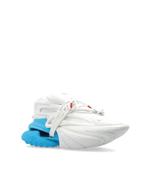 Balmain Blue ‘Unicorn’ Sneakers for men