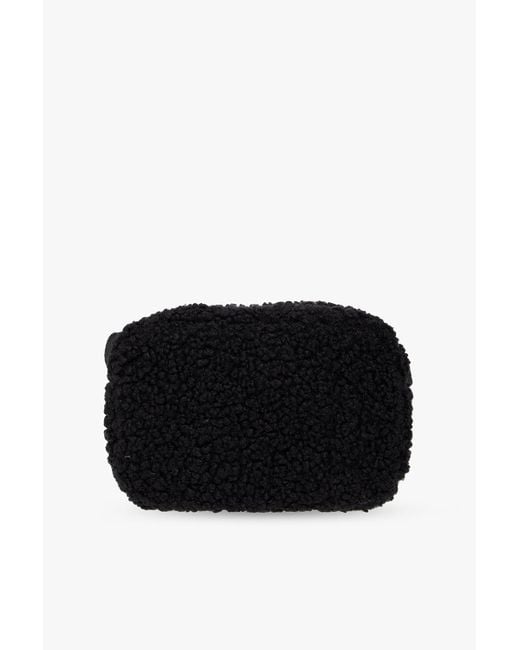 Ugg Australia Suede Leather Shearling Sherpa Bag Sheepskin  UGG Black Sherpa Shoulder Bag display picture 1