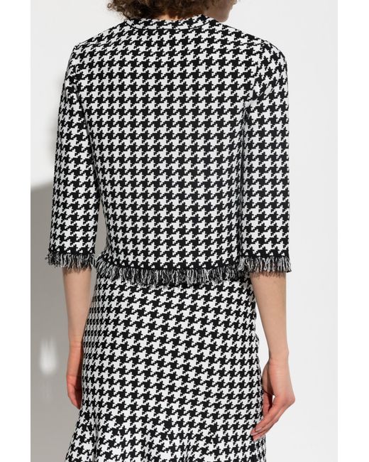 McQueen Black Patterned Cardigan