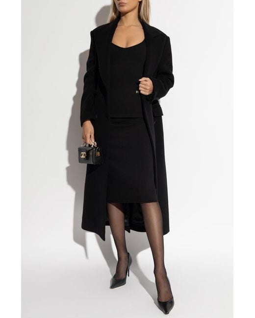 Dolce & Gabbana Black Dress With Logo