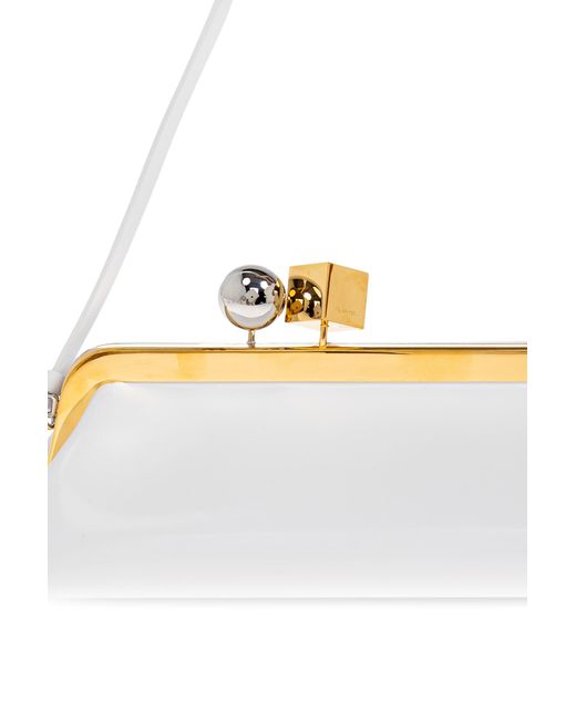 Jacquemus White Handbag "La Pochette Salon"