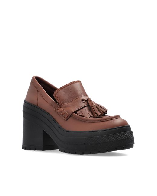 Converse Black Platform Shoes 'chuck 70 De Luxe',