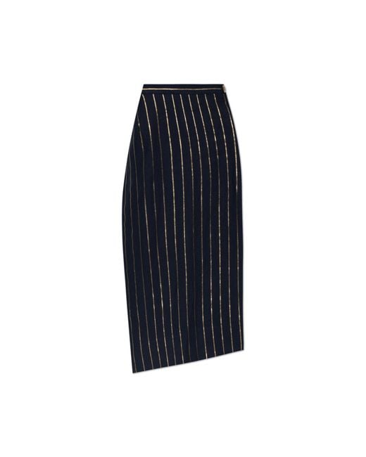 Vivienne Westwood Blue Asymmetric Skirt "Maxi Infinity"