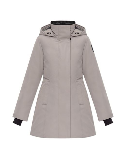 Canada Goose Gray Down Jacket "Leslie"