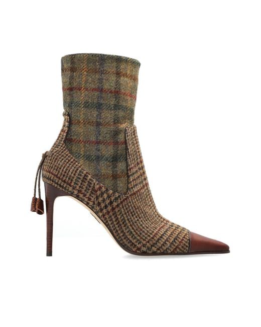 DSquared² Green Heeled Ankle Boots