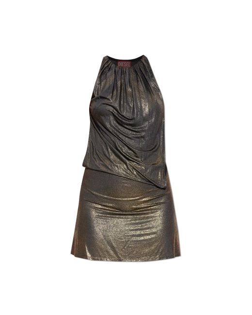 DIESEL Metallic Dress 'D-Karam'