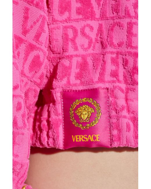 Versace Pink Hoodie