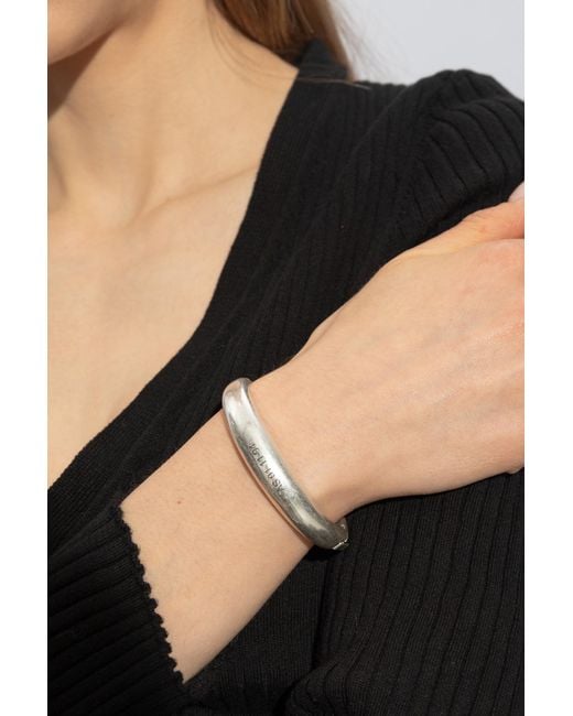AllSaints White Brass Bracelet
