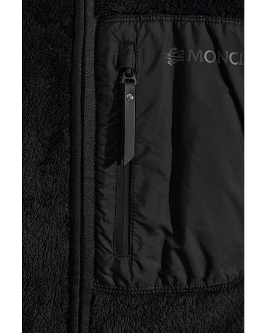 Moncler Black Reversible Down Vest for men