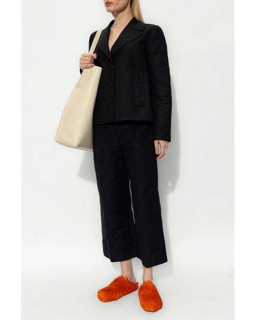 Marni Black High-Waisted Trousers