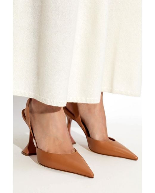 AMINA MUADDI Brown Heeled Shoes "Holli"