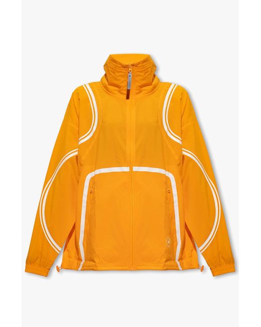 adidas By Stella McCartney Jacket With Logo in Orange