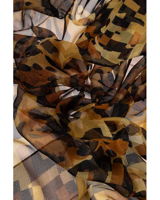 Moschino Natural Silk Scarf