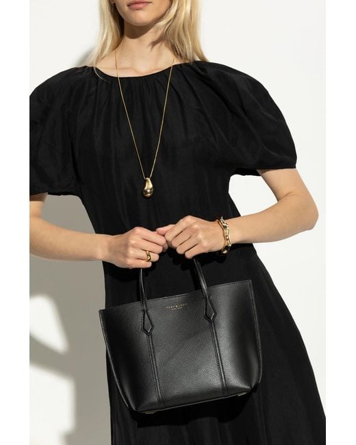 Tory Burch Black Handbag 'Perry Small'