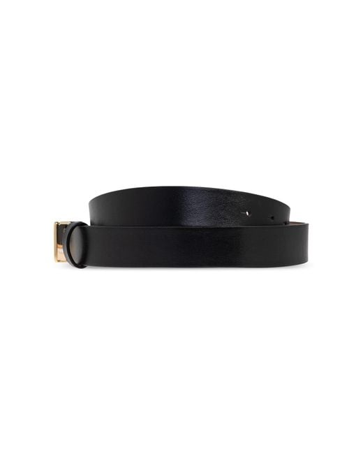 DSquared² Black Leather Belt