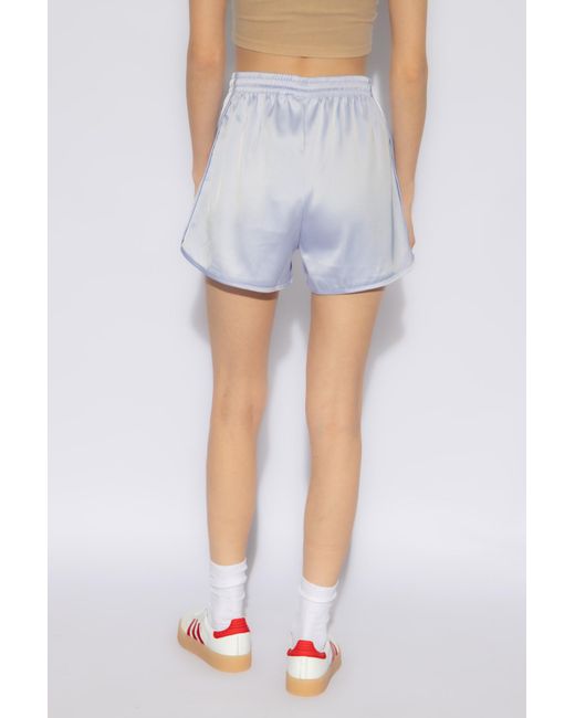 Adidas Originals White Shorts With Logo