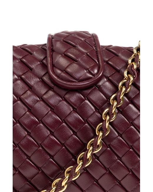 Bottega Veneta Red Clutch Lauren 1980 Small