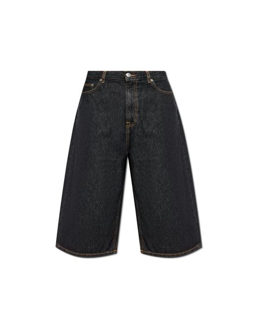 Samsøe & Samsøe White Denim Shorts 'Saroger' for men