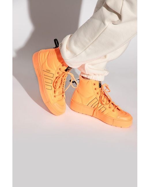 adidas Originals 'nizza Bonega X' Sneakers in Orange | Lyst