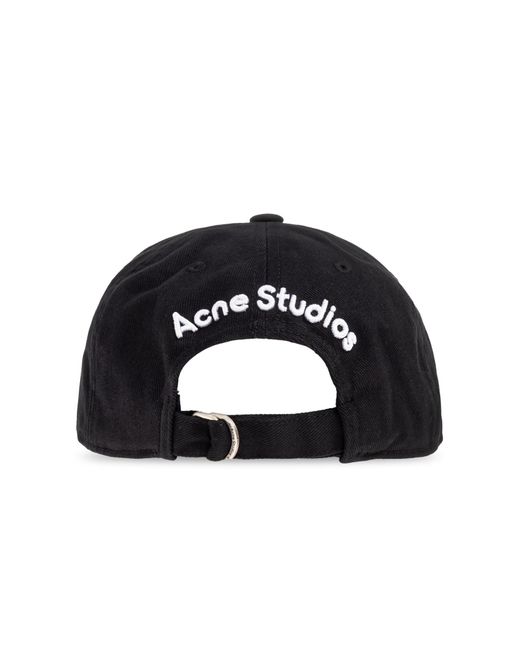 Acne Black Baseball Cap