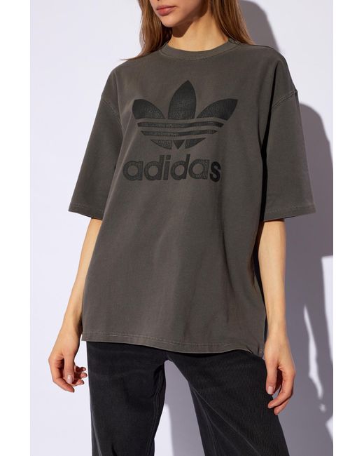 Adidas Originals Black T-Shirt With Logo
