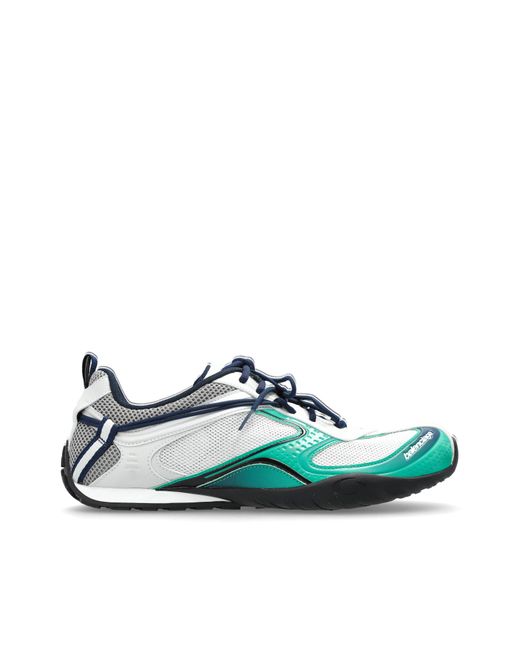 Balenciaga Green 'Radar' Sports Shoes for men